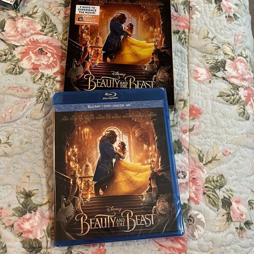 Disney beauty and the beast, Blu-ray, and DVD